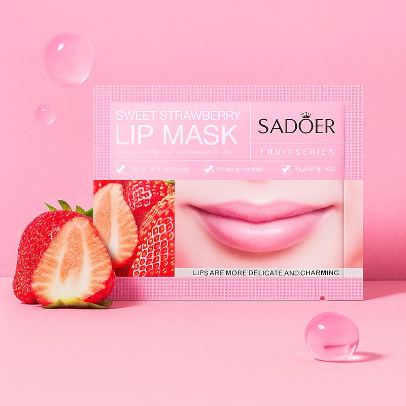 Masque lèvre à la fraise